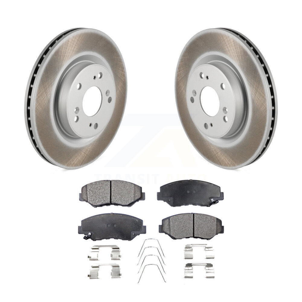 Coated Disc Rotors and Ceramic Brake Pads Kit-KGT-100521 - Kit.bestparts.ca