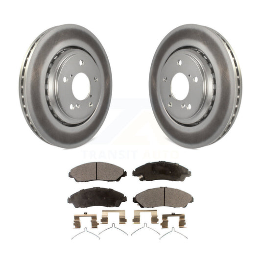 Coated Disc Rotors and Ceramic Brake Pads Kit-KGT-100524 - Kit.bestparts.ca