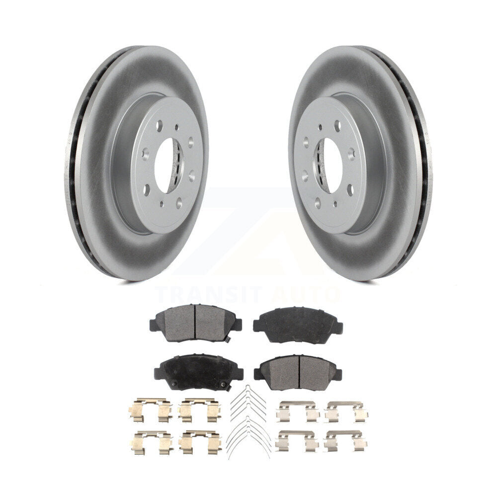 Coated Disc Rotors and Ceramic Brake Pads Kit-KGT-100531 - Kit.bestparts.ca