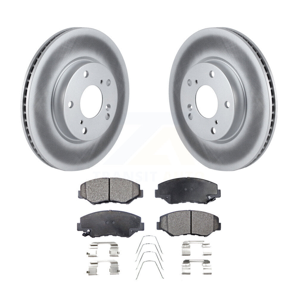 Coated Disc Rotors and Ceramic Brake Pads Kit-KGT-100553 - Kit.bestparts.ca