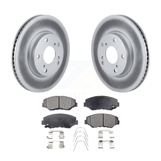 Coated Disc Rotors and Ceramic Brake Pads Kit-KGT-100553 - Kit.bestparts.ca