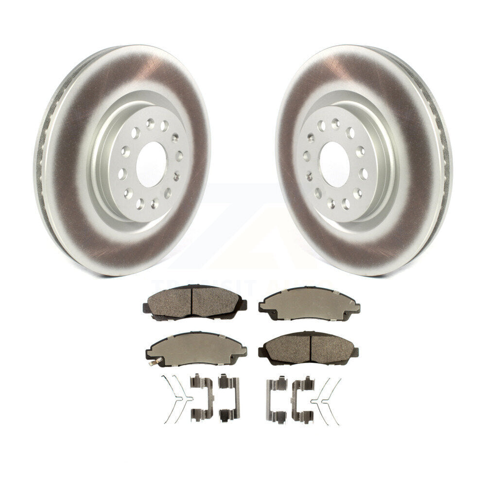Coated Disc Rotors and Ceramic Brake Pads Kit-KGT-100563 - Kit.bestparts.ca