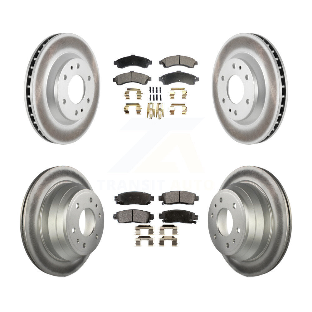 Disc Rotors and Ceramic Brake Pads Kit-KGT-100604 - Kit.bestparts.ca