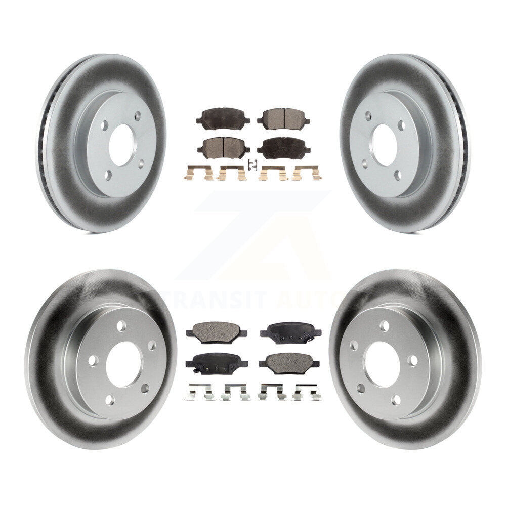 Disc Rotors and Ceramic Brake Pads Kit-KGT-100608 - Kit.bestparts.ca