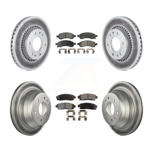 Disc Rotors and Ceramic Brake Pads Kit-KGT-100628 - Kit.bestparts.ca