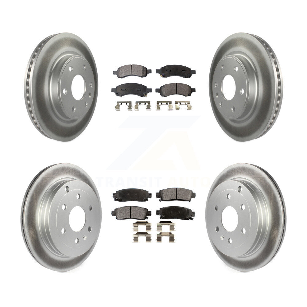 Disc Rotors and Ceramic Brake Pads Kit-KGT-100637 - Kit.bestparts.ca