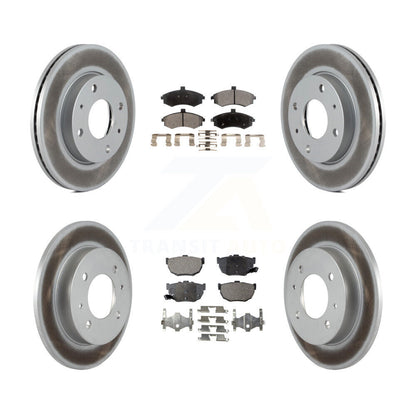 Coated Disc Rotors and Ceramic Brake Pads Kit-KGT-100908 - Kit.bestparts.ca