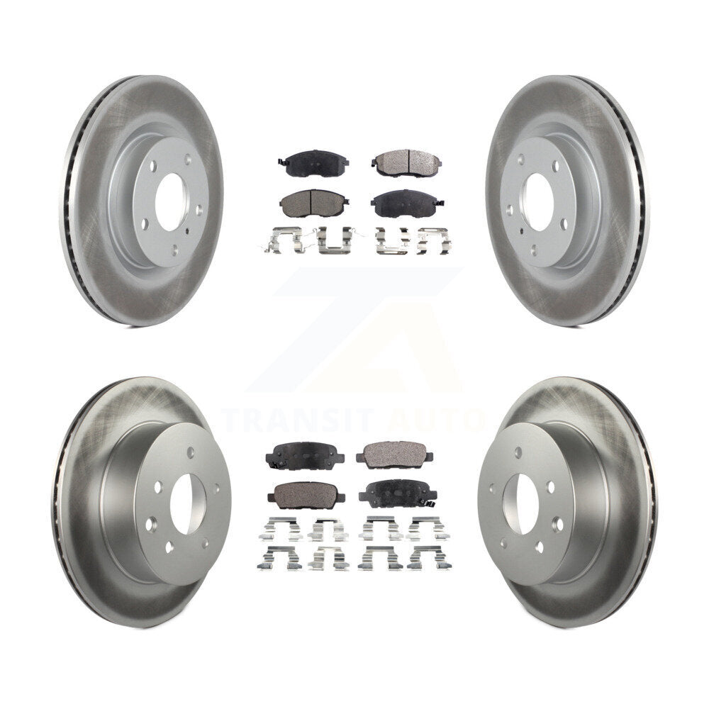 Disc Rotors and Ceramic Brake Pads Kit-KGT-100909 - Kit.bestparts.ca