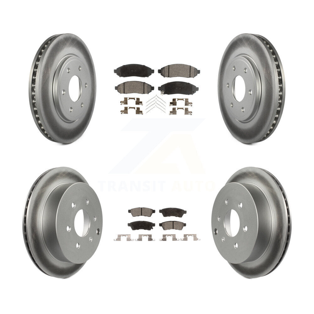 Disc Rotors and Ceramic Brake Pads Kit-KGT-100975 - Kit.bestparts.ca Kit.bestparts.ca