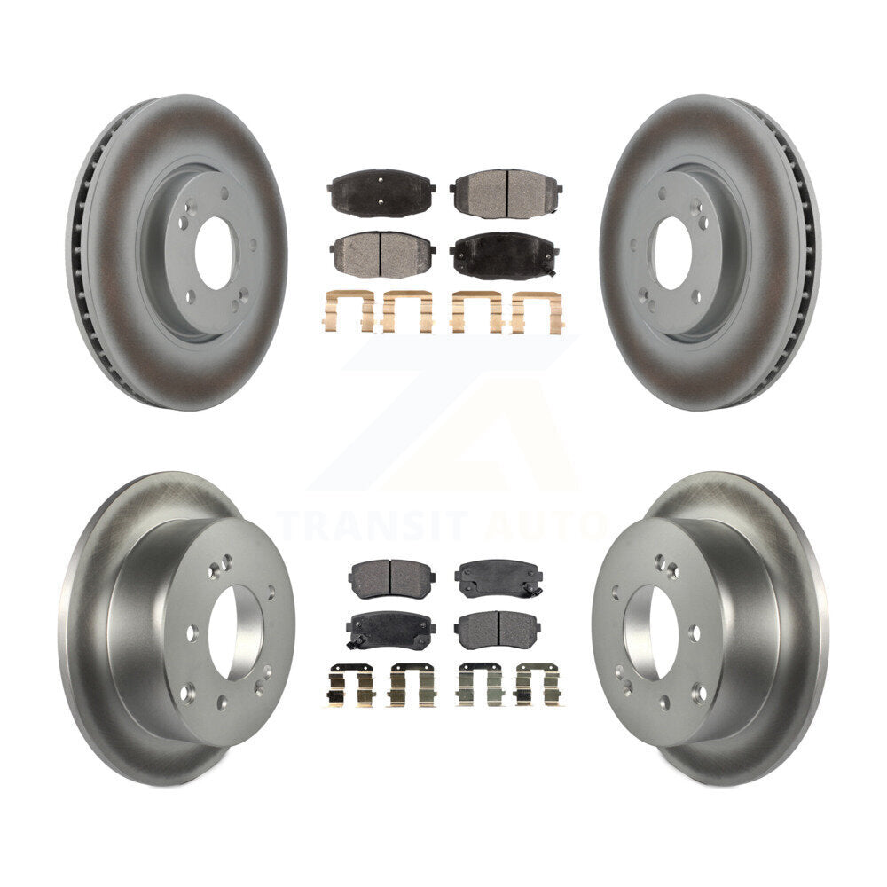 Disc Rotors and Ceramic Brake Pads Kit-KGT-101012 - Kit.bestparts.ca