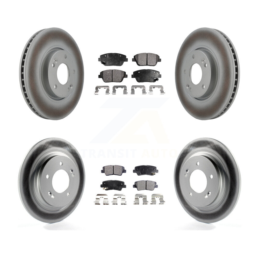 Disc Rotors and Ceramic Brake Pads Kit-KGT-101017 - Kit.bestparts.ca