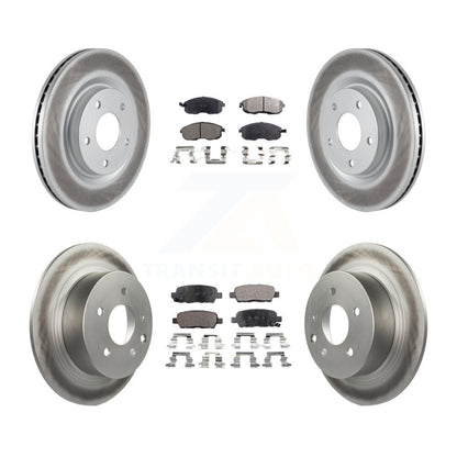 Disc Rotors and Ceramic Brake Pads Kit-KGT-101172 - Kit.bestparts.ca