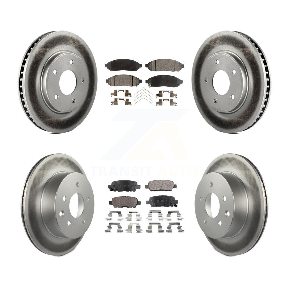 Disc Rotors and Ceramic Brake Pads Kit-KGT-101173 - Kit.bestparts.ca