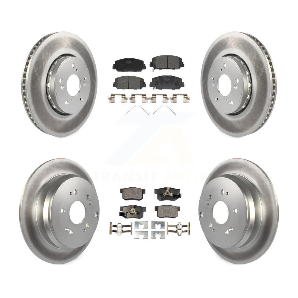 Coated Disc Rotors and Ceramic Brake Pads Kit-KGT-101214 - Kit.bestparts.ca