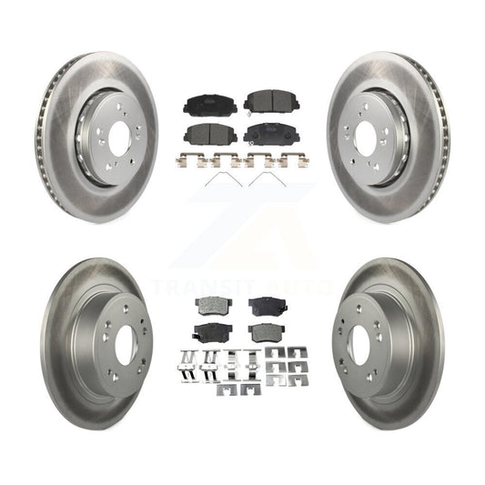 Coated Disc Rotors and Ceramic Brake Pads Kit-KGT-101215 - Kit.bestparts.ca