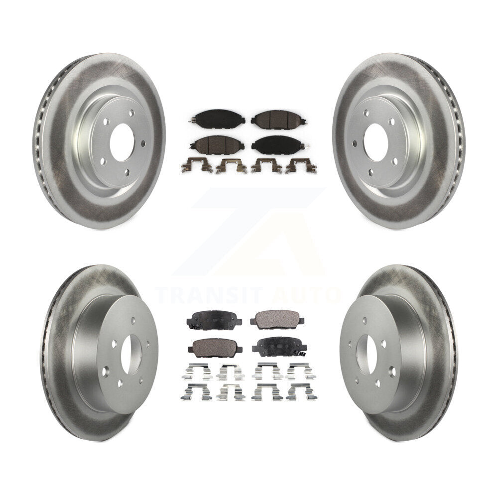 Disc Rotors and Ceramic Brake Pads Kit-KGT-101223 - Kit.bestparts.ca