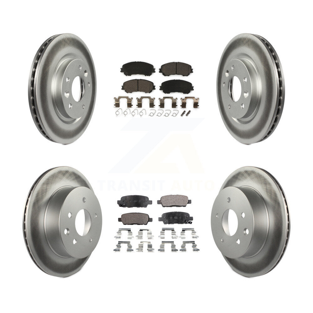 Disc Rotors and Ceramic Brake Pads Kit-KGT-101242 - Kit.bestparts.ca