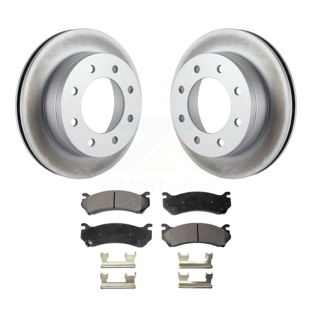 Coated Disc Rotors and Ceramic Brake Pads Kit-KGT-101285 - Kit.bestparts.ca