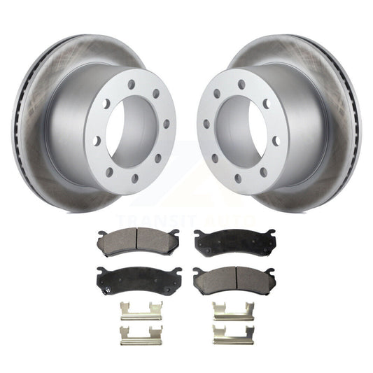 Coated Disc Rotors and Ceramic Brake Pads Kit-KGT-101292 - Kit.bestparts.ca