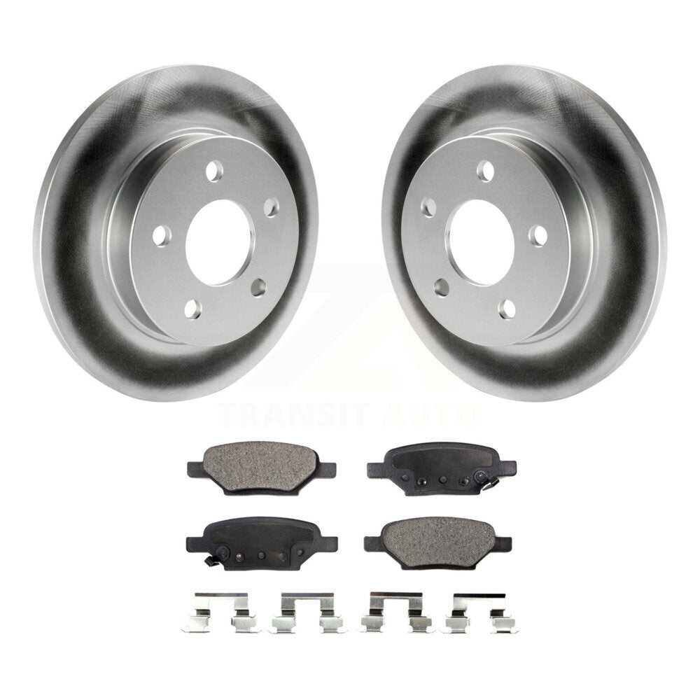 Coated Disc Rotors and Ceramic Brake Pads Kit-KGT-101299 - Kit.bestparts.ca
