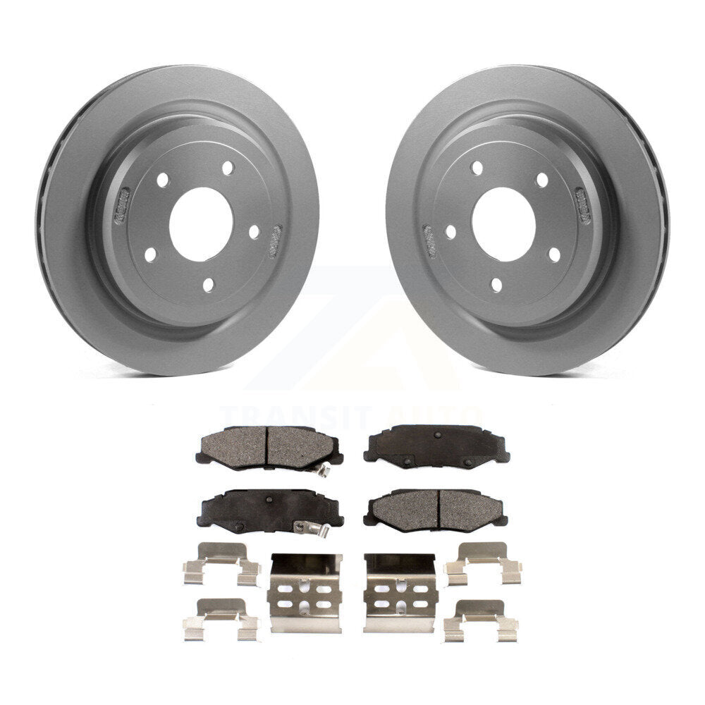 Coated Disc Rotors and Ceramic Brake Pads Kit-KGT-101300 - Kit.bestparts.ca