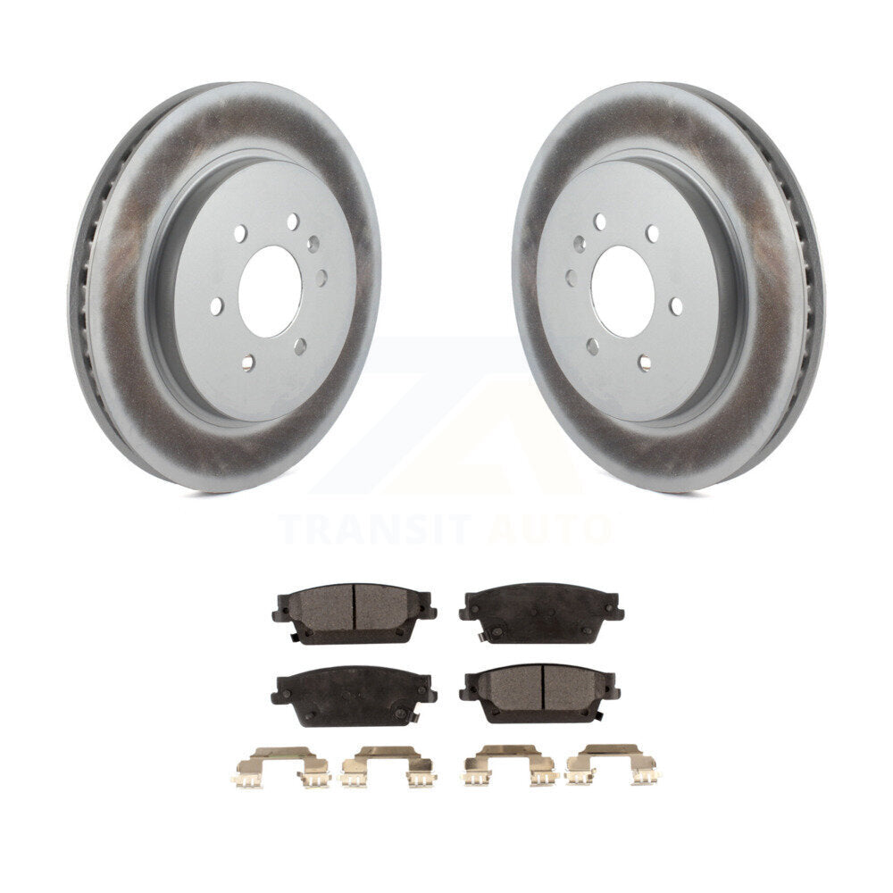 Coated Disc Rotors and Ceramic Brake Pads Kit-KGT-101301 - Kit.bestparts.ca