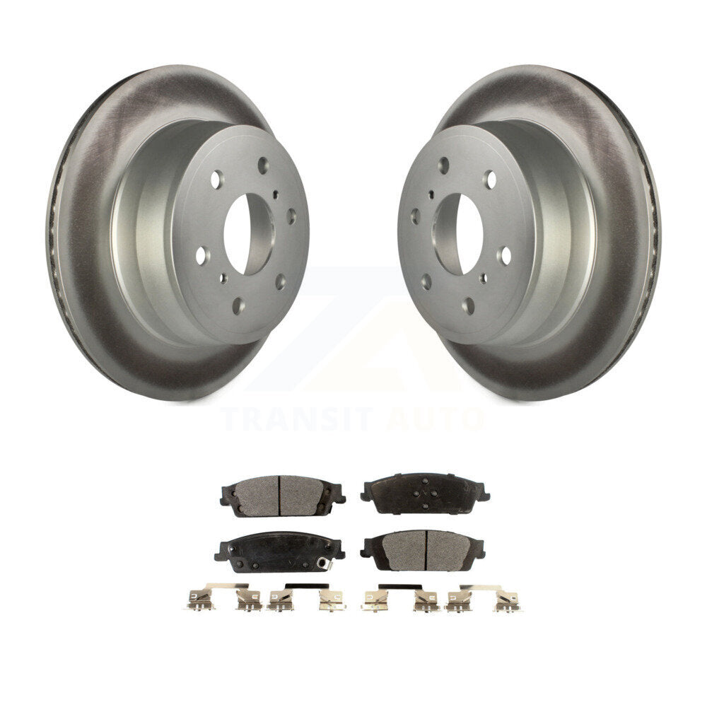 Coated Disc Rotors and Ceramic Brake Pads Kit-KGT-101311 - Kit.bestparts.ca