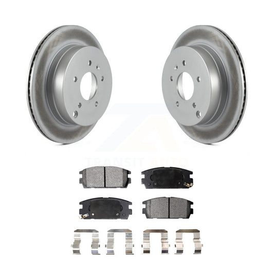 Coated Disc Rotors and Ceramic Brake Pads Kit-KGT-101312 - Kit.bestparts.ca