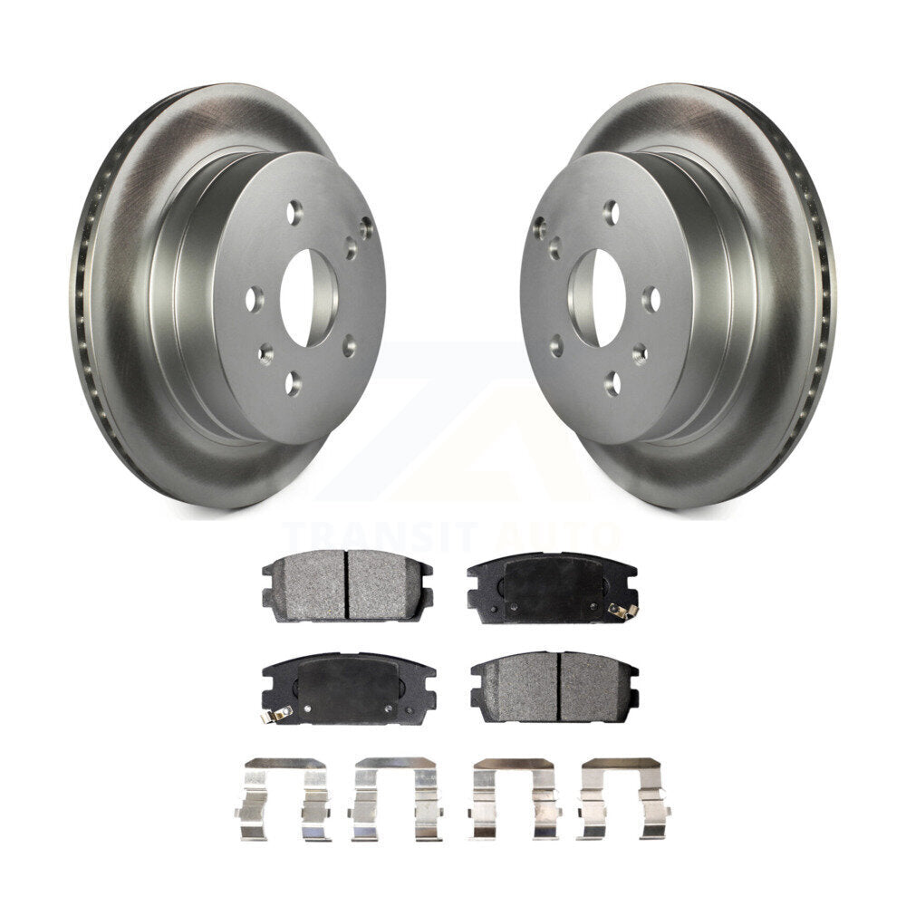 Coated Disc Rotors and Ceramic Brake Pads Kit-KGT-101322 - Kit.bestparts.ca