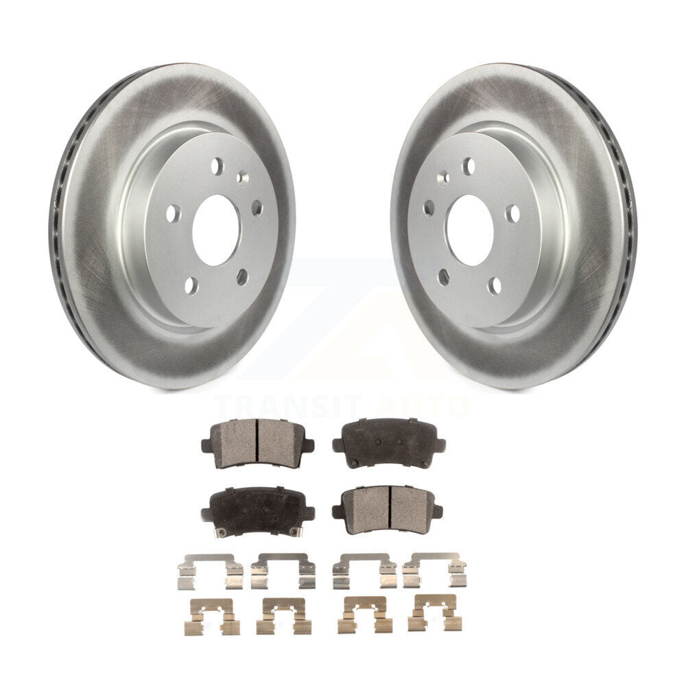 Coated Disc Rotors and Ceramic Brake Pads Kit-KGT-101325 - Kit.bestparts.ca
