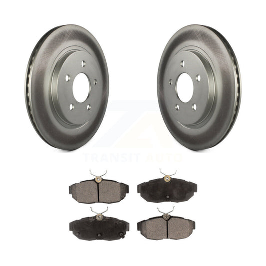 Coated Disc Rotors and Ceramic Brake Pads Kit-KGT-101356 - Kit.bestparts.ca