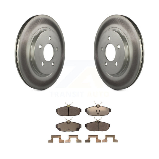 Coated Disc Rotors and Ceramic Brake Pads Kit-KGT-101357 - Kit.bestparts.ca