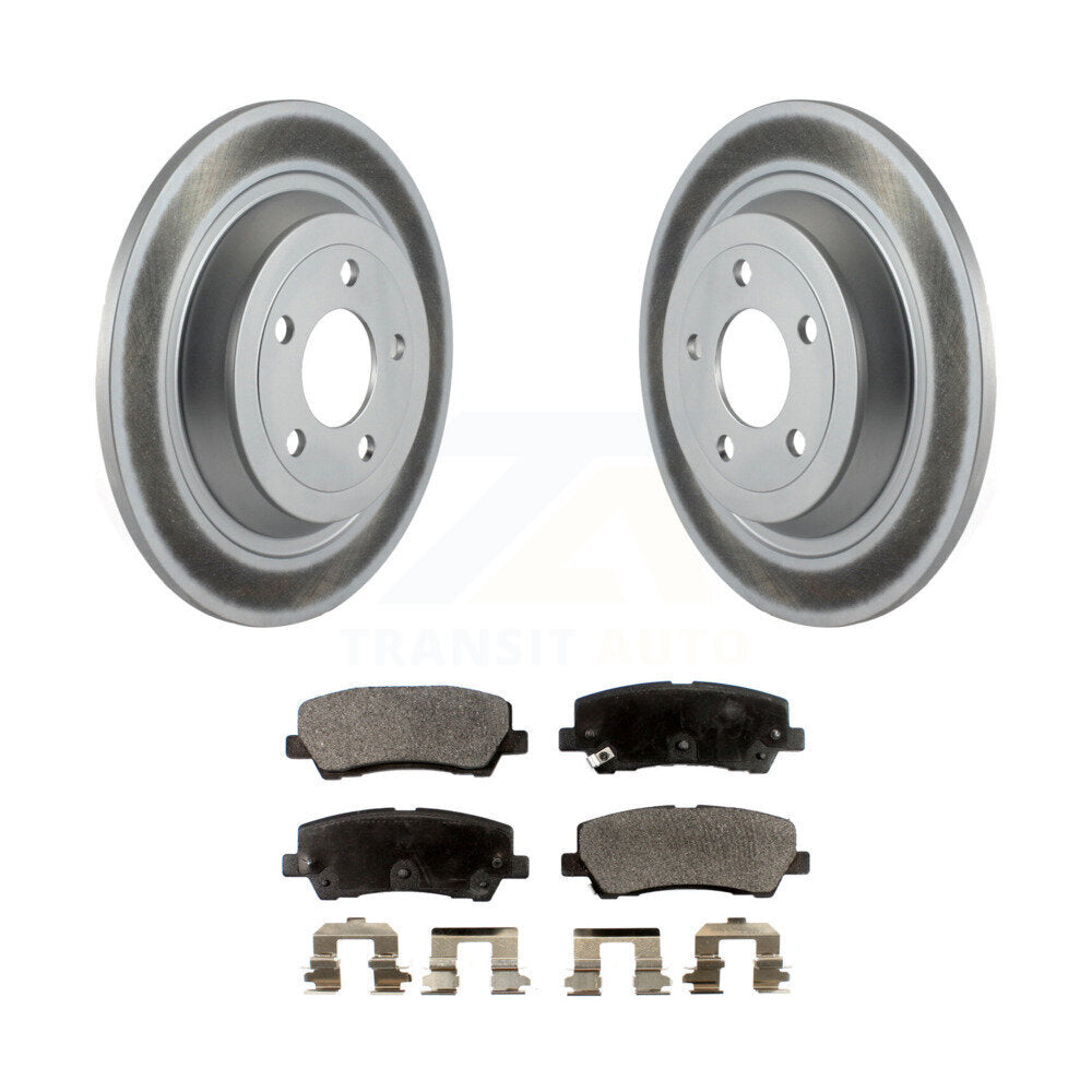 Coated Disc Rotors and Ceramic Brake Pads Kit-KGT-101384 - Kit.bestparts.ca