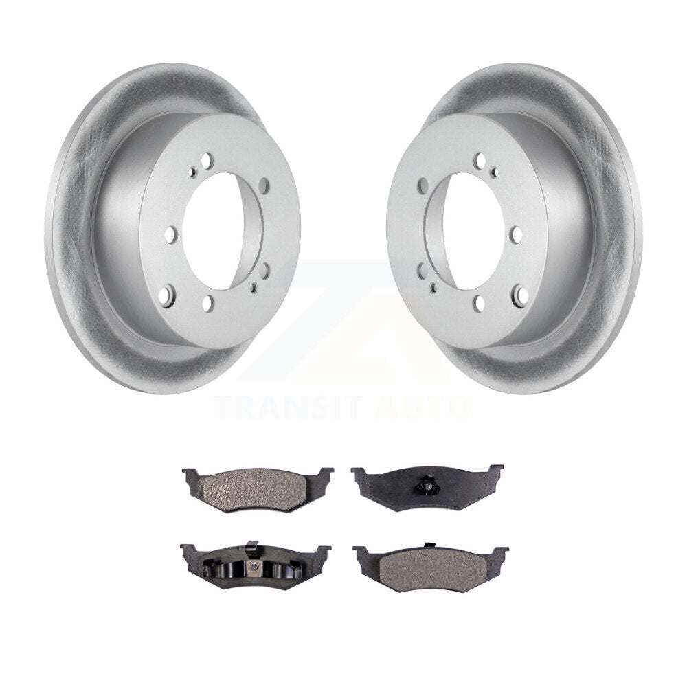 coated disc rotors and ceramic brake pads-kgt-101390 - Kit.bestparts.ca