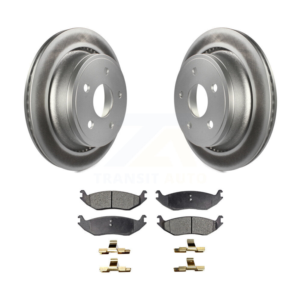 Coated Disc Rotors and Ceramic Brake Pads Kit-KGT-101394 - Kit.bestparts.ca