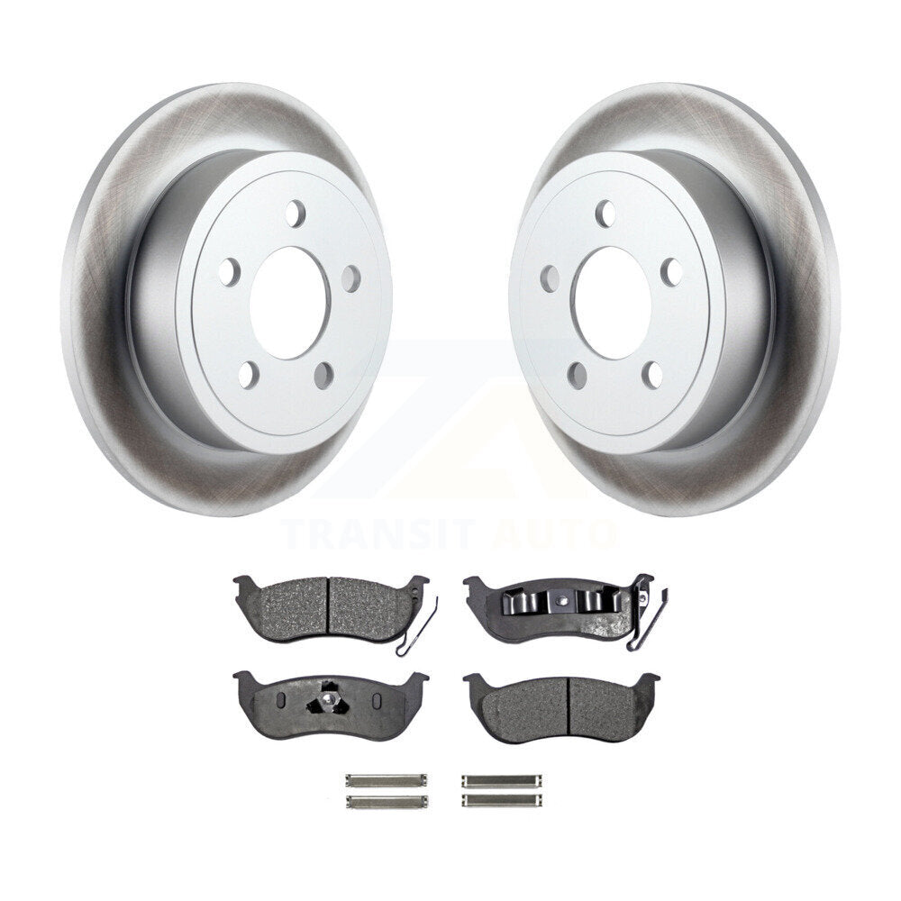 Coated Disc Rotors and Ceramic Brake Pads Kit-KGT-101395 - Kit.bestparts.ca