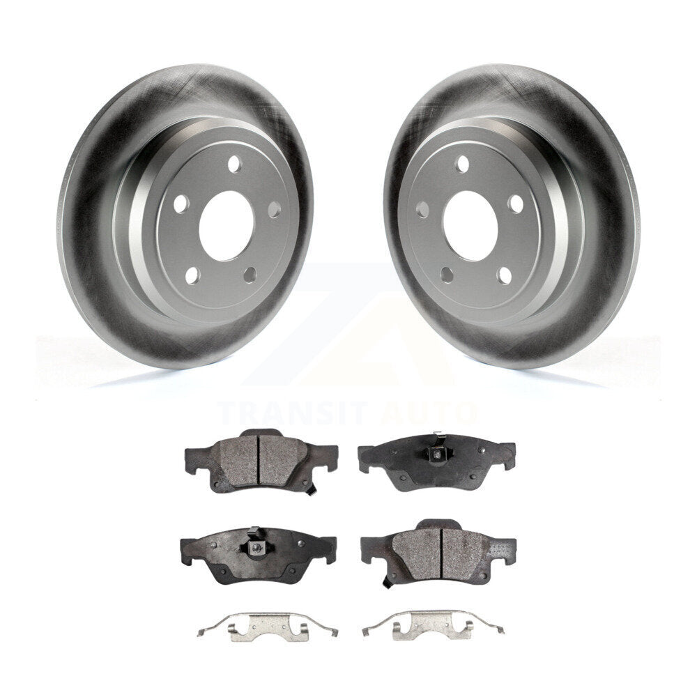 Coated Disc Rotors and Ceramic Brake Pads Kit-KGT-101420 - Kit.bestparts.ca