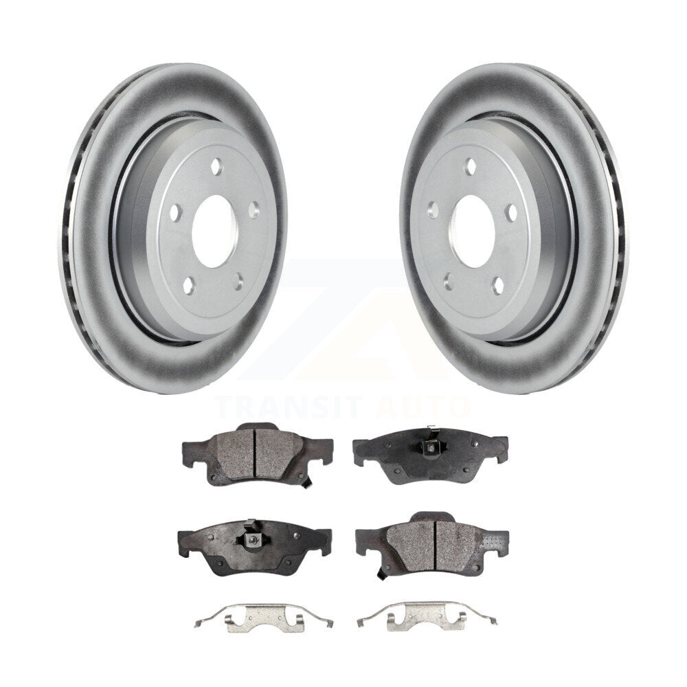 Coated Disc Rotors and Ceramic Brake Pads Kit-KGT-101421 - Kit.bestparts.ca