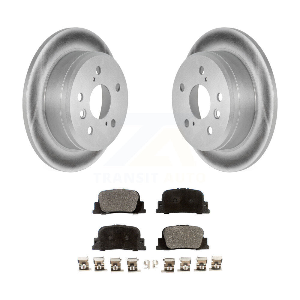 Coated Disc Rotors and Ceramic Brake Pads Kit-KGT-101432 - Kit.bestparts.ca