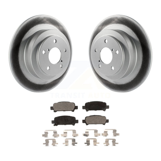 Coated Disc Rotors and Ceramic Brake Pads Kit-KGT-101458 - Kit.bestparts.ca