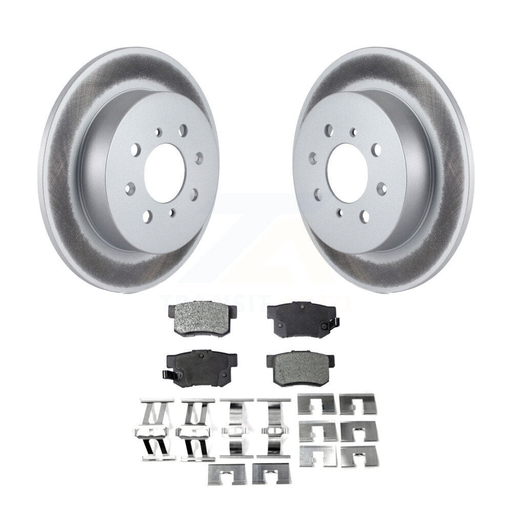 Coated Disc Rotors and Ceramic Brake Pads Kit-KGT-101484 - Kit.bestparts.ca