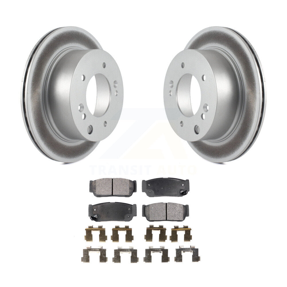 Coated Disc Rotors and Ceramic Brake Pads Kit-KGT-101503 - Kit.bestparts.ca