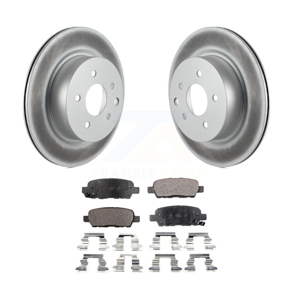 Coated Disc Rotors and Ceramic Brake Pads Kit-KGT-101508 - Kit.bestparts.ca