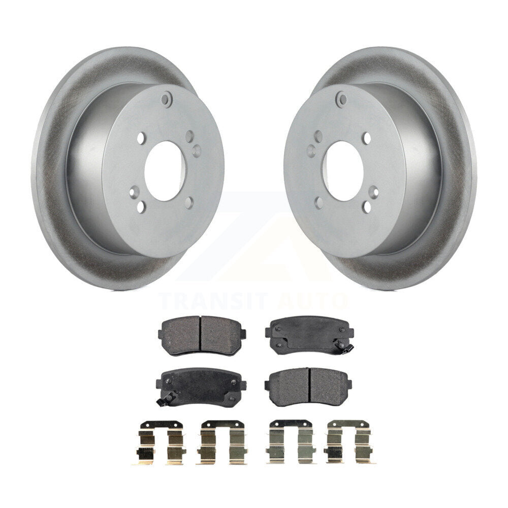Coated Disc Rotors and Ceramic Brake Pads Kit-KGT-101526 - Kit.bestparts.ca