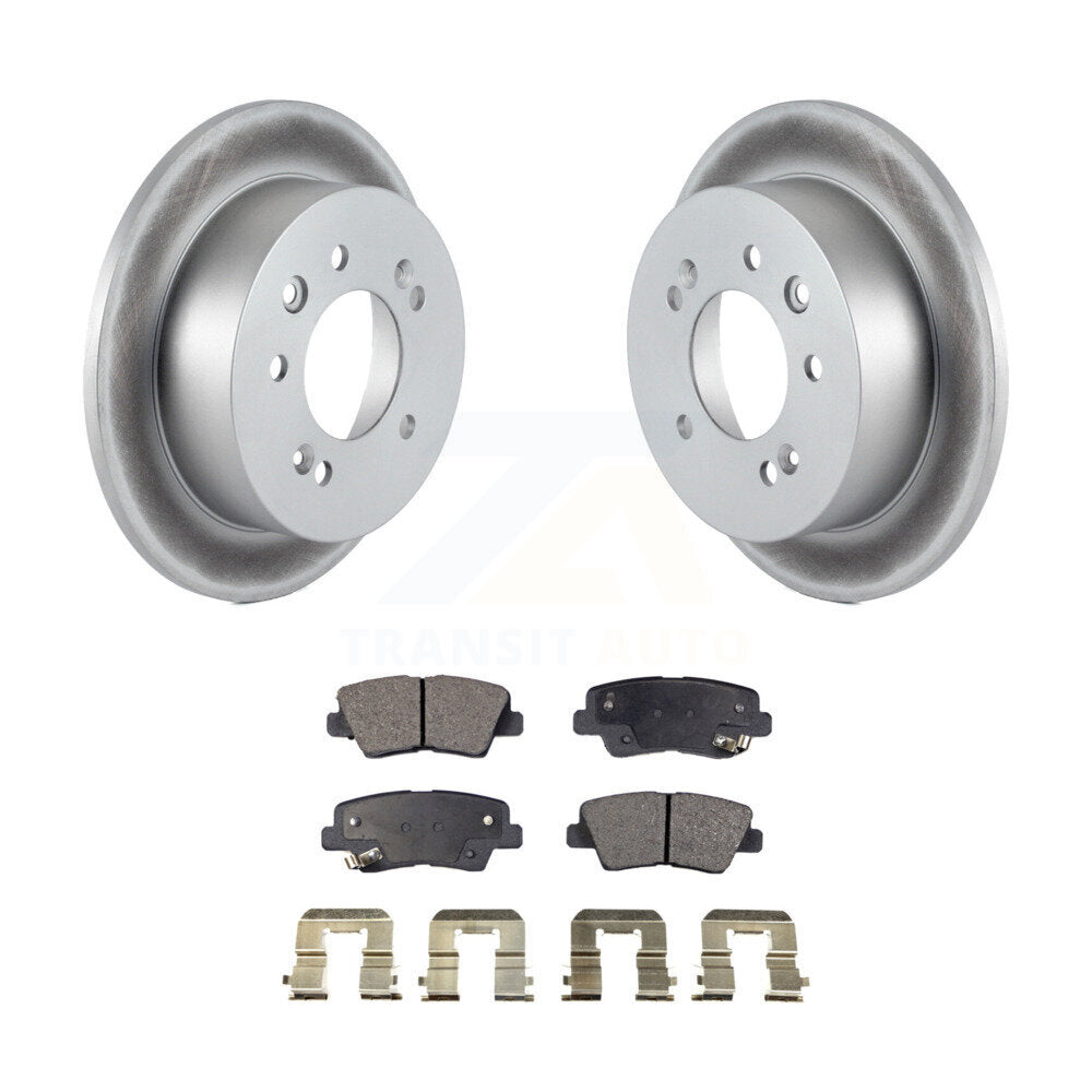 Coated Disc Rotors and Ceramic Brake Pads Kit-KGT-101554 - Kit.bestparts.ca