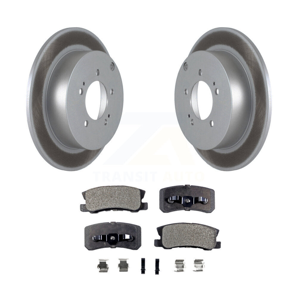 Coated Disc Rotors and Ceramic Brake Pads Kit-KGT-101569 - Kit.bestparts.ca