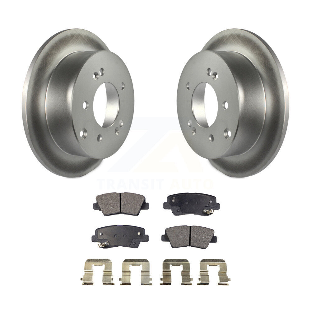 Coated Disc Rotors and Ceramic Brake Pads Kit-KGT-101600 - Kit.bestparts.ca