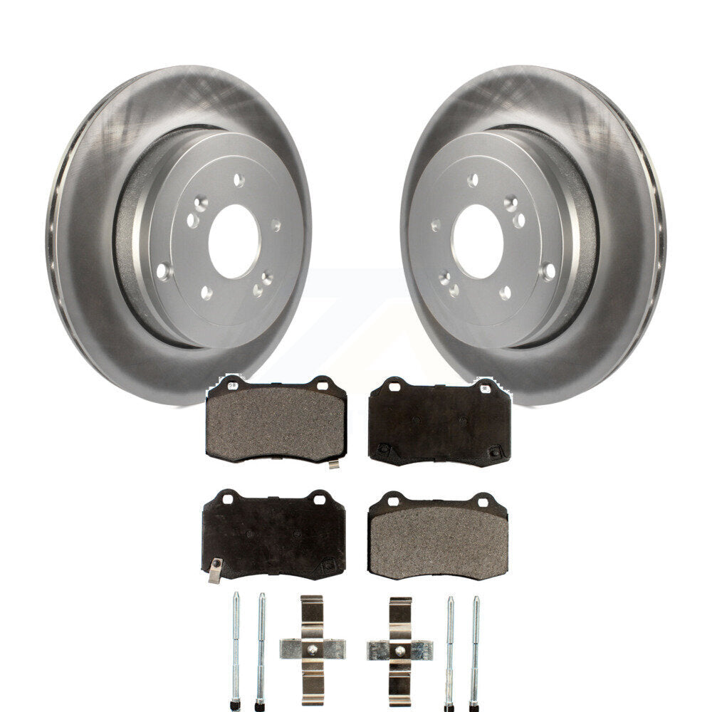 Coated Disc Rotors and Ceramic Brake Pads Kit-KGT-101602 - Kit.bestparts.ca
