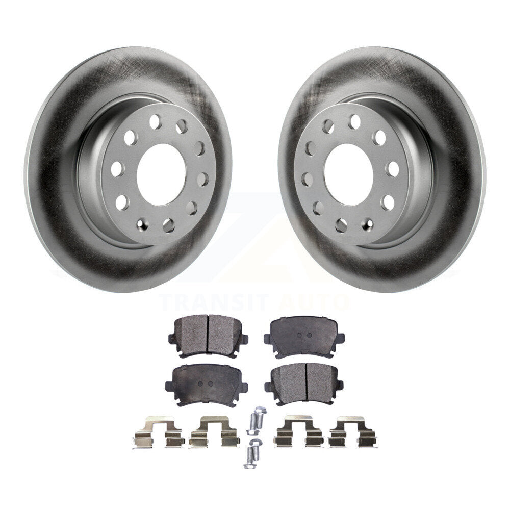 Coated Disc Rotors and Ceramic Brake Pads Kit-KGT-101611 - Kit.bestparts.ca