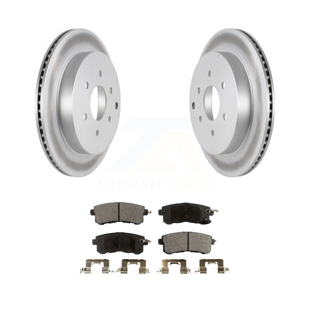 coated disc rotors and ceramic brake pads-kgt-101618 - Kit.bestparts.ca